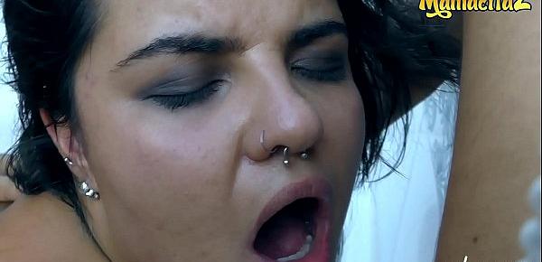  MAMACITAZ - Xiomara Soto - Hot BBW Latina Teen Closeup Action Sex With Escort Daddy
